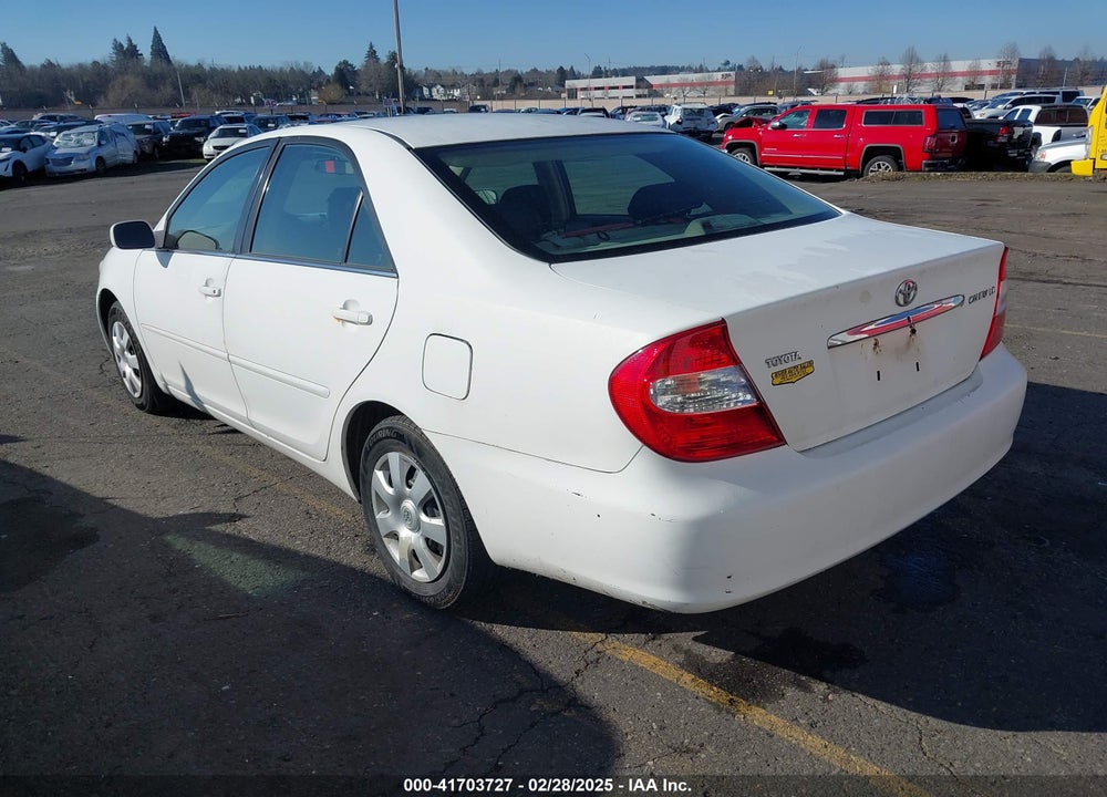 2004 TOYOTA CAMRY LE VIN: 4T1BE32K34U364496
