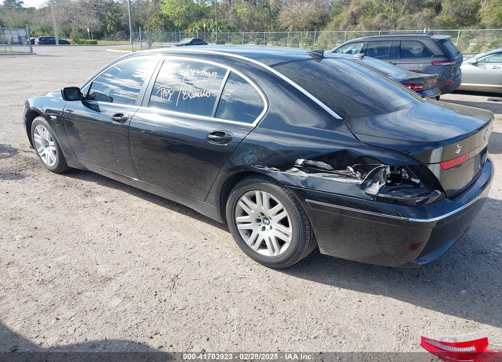 2002 BMW 745LI VIN: WBAGN63482DR03247