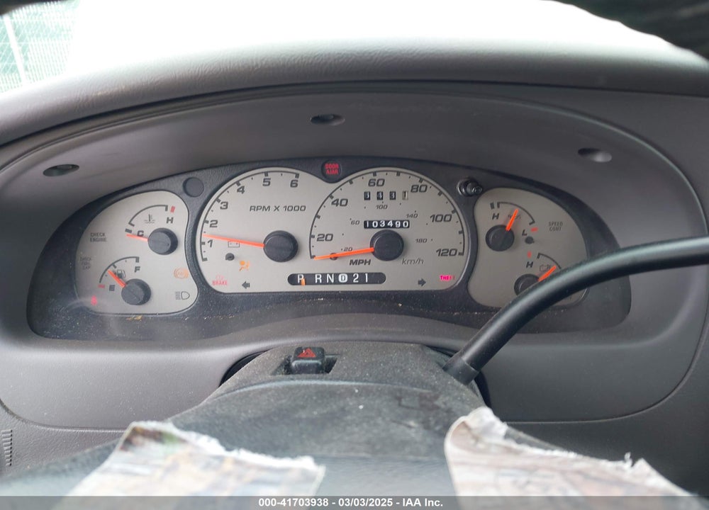 2003 FORD RANGER VIN: 1FTYR44E33PB79667