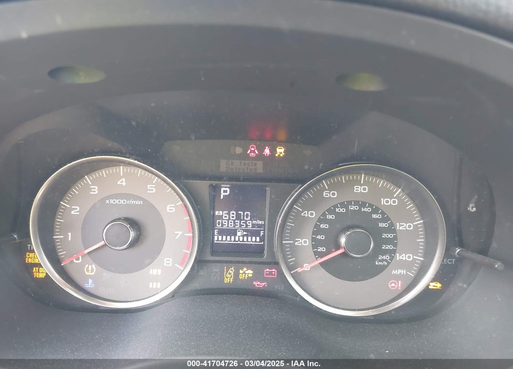 2015 SUBARU FORESTER VIN: JF2SJAFC2FH546923