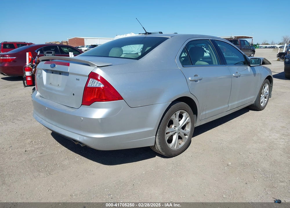 2012 FORD FUSION VIN: 3FAHP0HA3CR258065