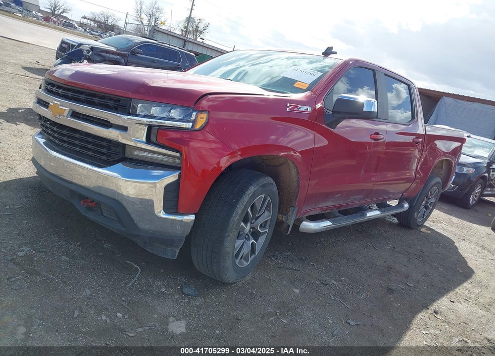 2021 CHEVROLET SILVERADO 1500 4WD SHORT BED LT VIN: 3GCUYDED6MG222752