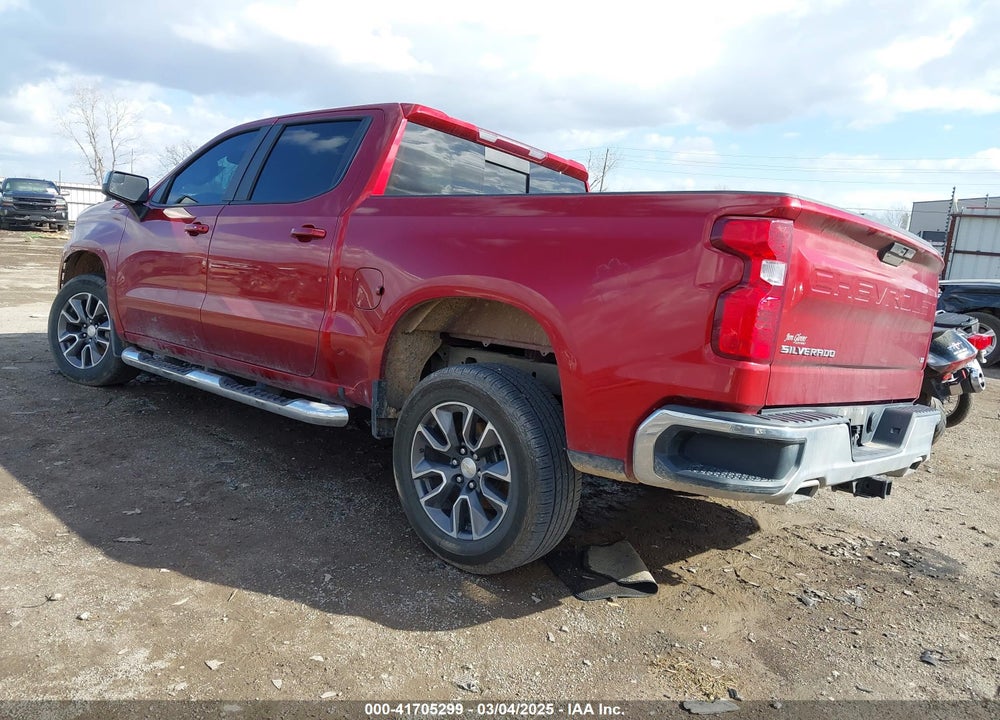 2021 CHEVROLET SILVERADO 1500 4WD SHORT BED LT VIN: 3GCUYDED6MG222752