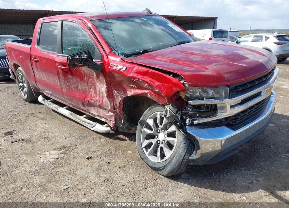 2021 CHEVROLET SILVERADO 1500 4WD SHORT BED LT VIN: 3GCUYDED6MG222752