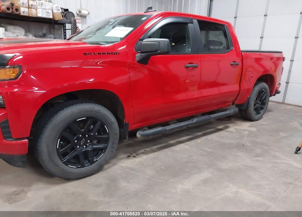 2020 CHEVROLET SILVERADO 1500 4WD SHORT BED CUSTOM VIN: 1GCPYBEK5LZ270516