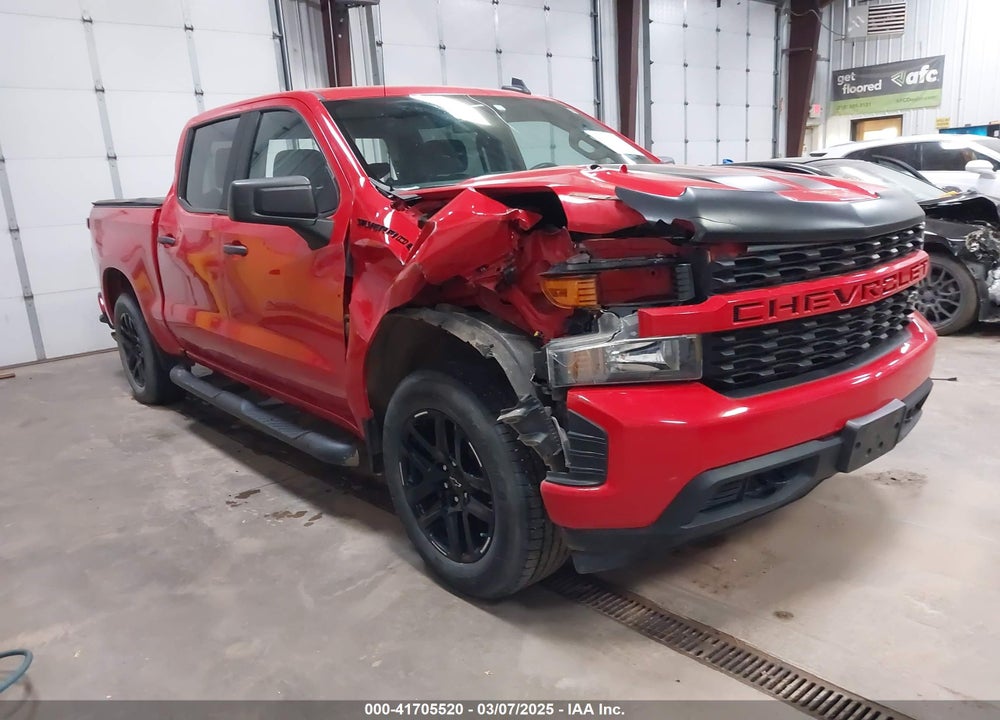 2020 CHEVROLET SILVERADO 1500 4WD SHORT BED CUSTOM VIN: 1GCPYBEK5LZ270516