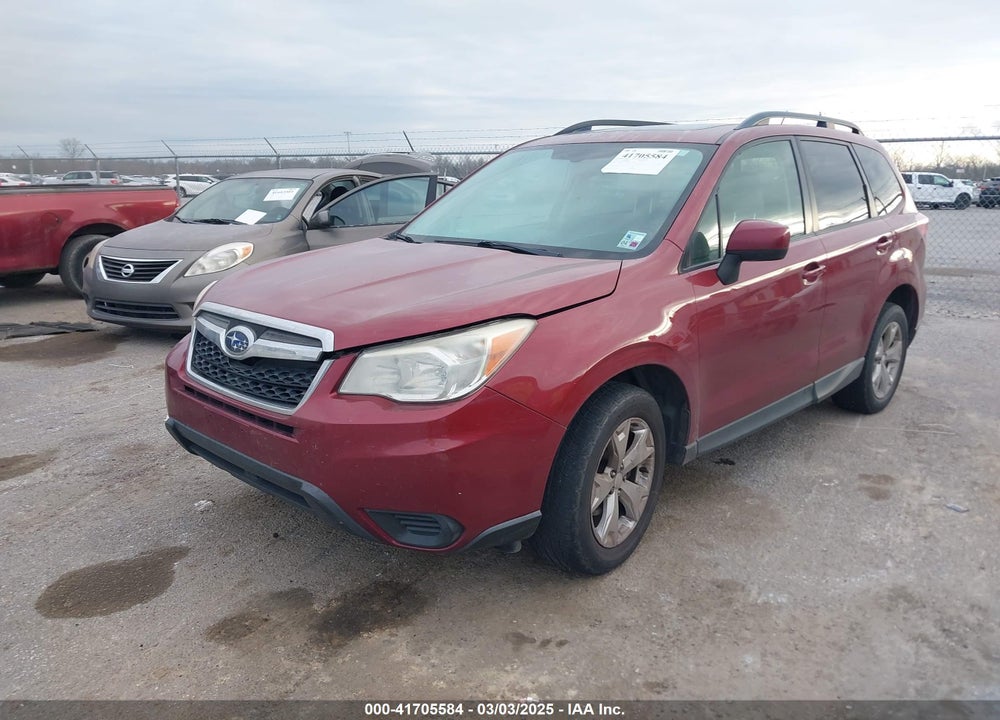 2015 SUBARU FORESTER 2.5I PREMIUM VIN: JF2SJADC5FH492049