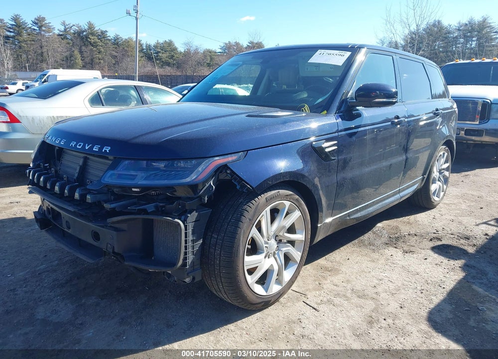 2020 LAND ROVER RANGE ROVER SPORT HSE MHEV VIN: SALWR2SU9LA887018
