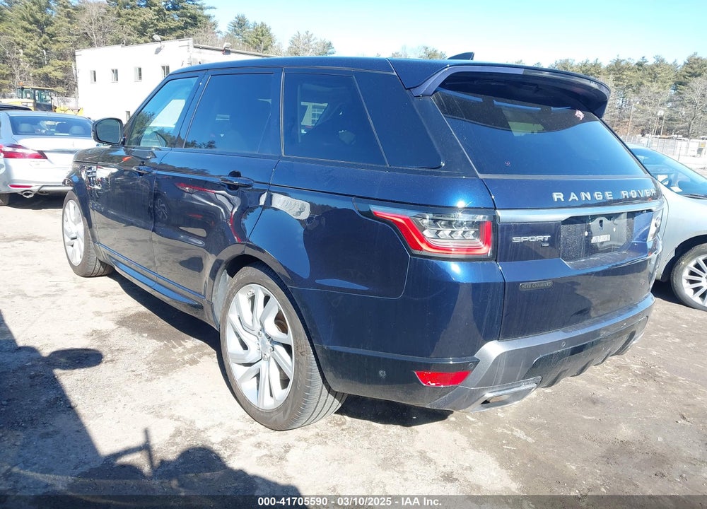 2020 LAND ROVER RANGE ROVER SPORT HSE MHEV VIN: SALWR2SU9LA887018