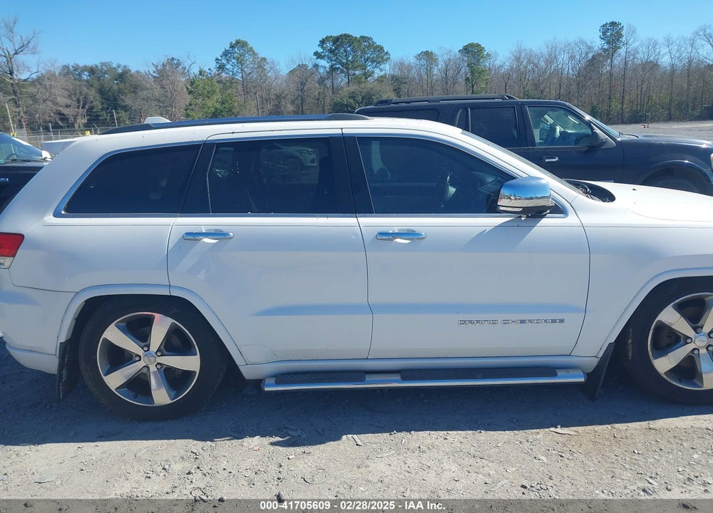 2014 JEEP GRAND CHEROKEE OVERLAND VIN: 1C4RJFCT3EC182148