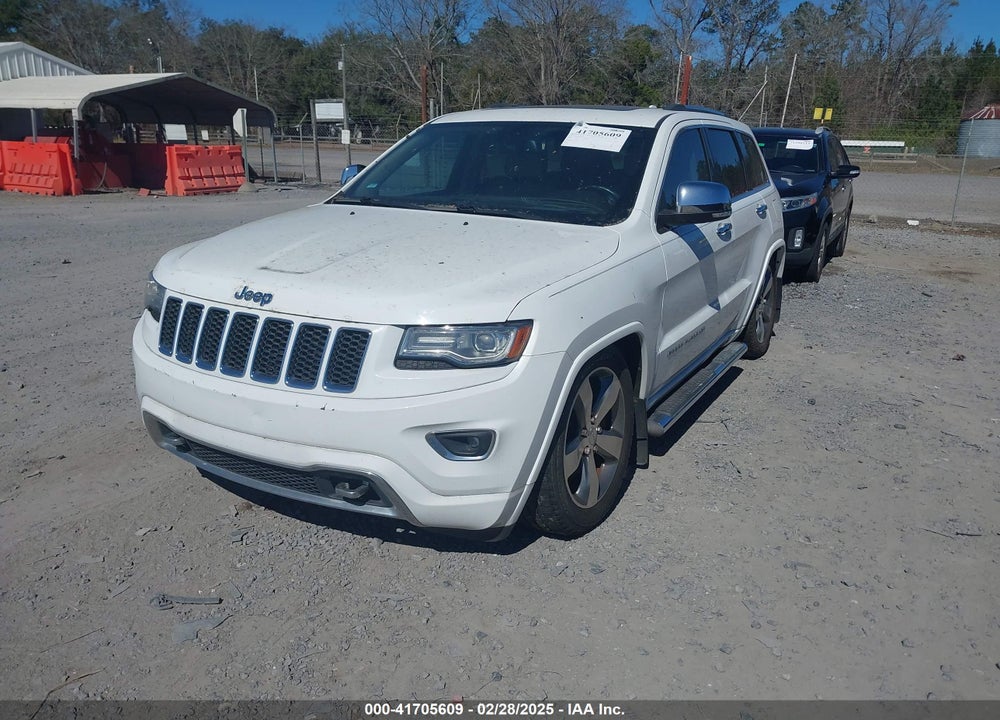 2014 JEEP GRAND CHEROKEE OVERLAND VIN: 1C4RJFCT3EC182148