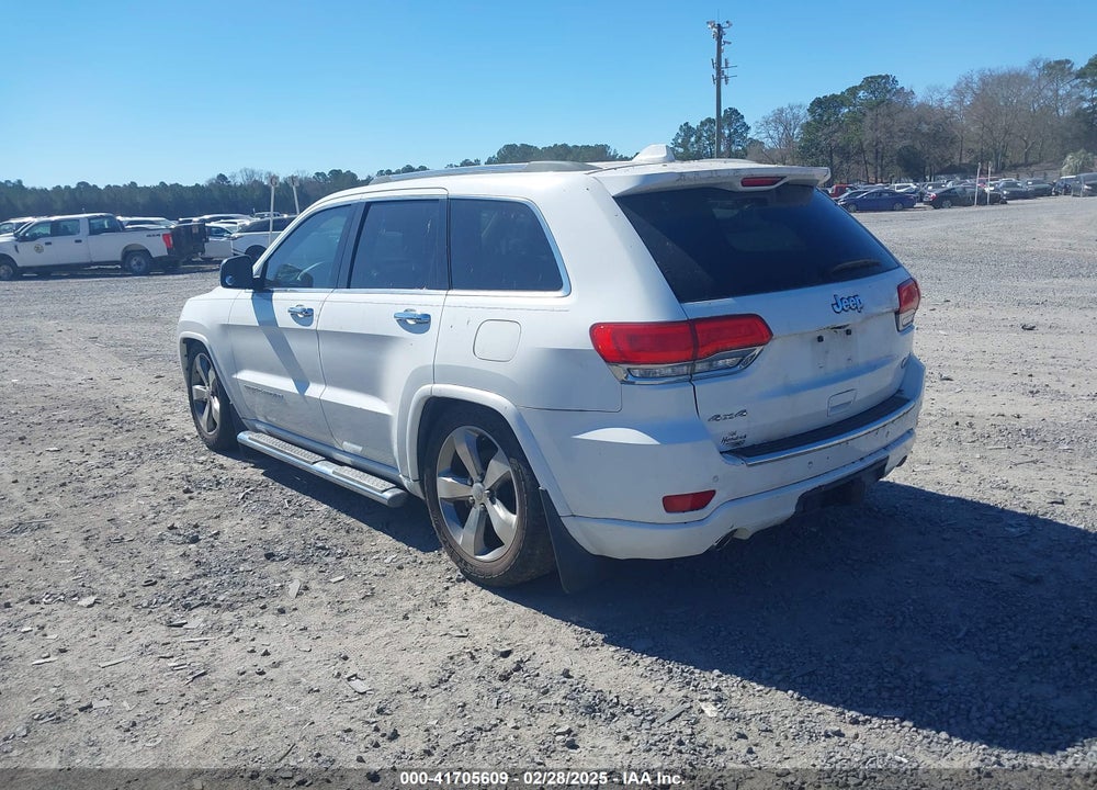 2014 JEEP GRAND CHEROKEE OVERLAND VIN: 1C4RJFCT3EC182148