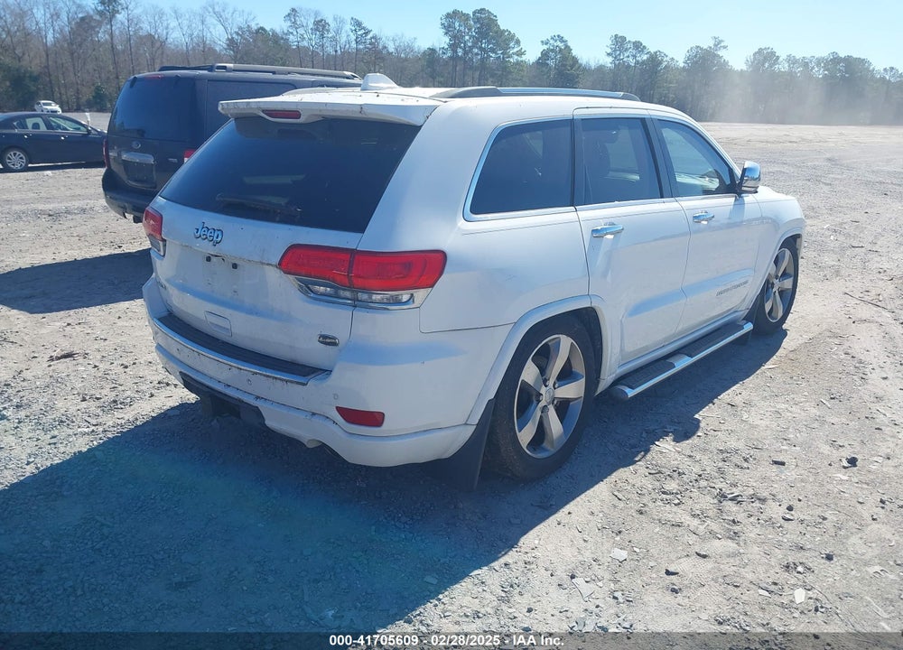 2014 JEEP GRAND CHEROKEE OVERLAND VIN: 1C4RJFCT3EC182148