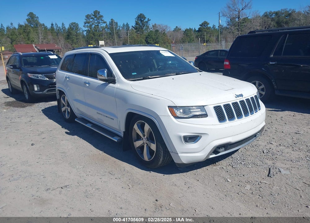 2014 JEEP GRAND CHEROKEE OVERLAND VIN: 1C4RJFCT3EC182148