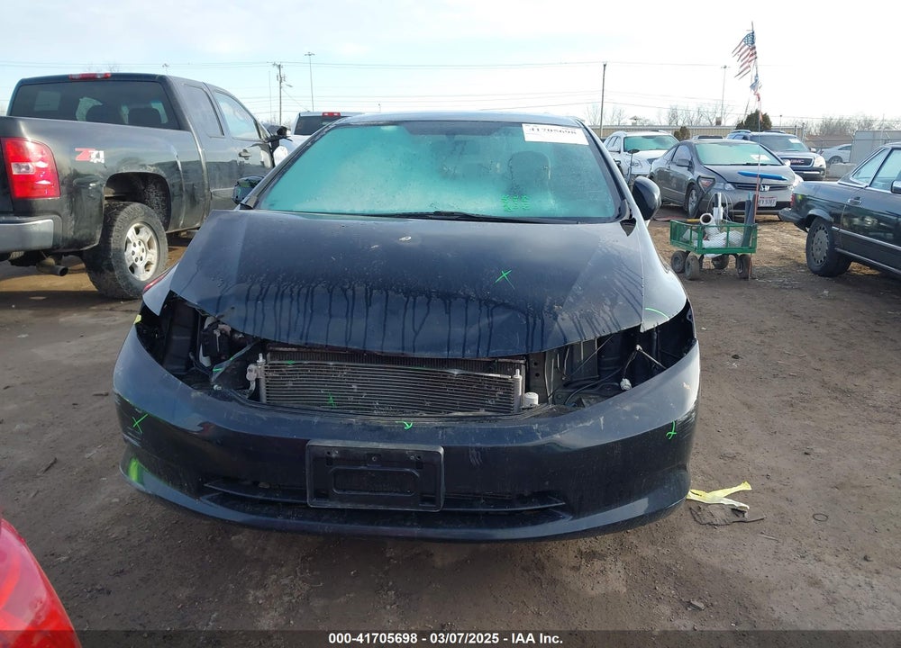 2012 HONDA CIVIC VIN: 19XFB2F54CE109754