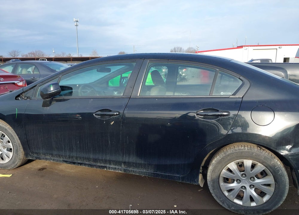 2012 HONDA CIVIC VIN: 19XFB2F54CE109754