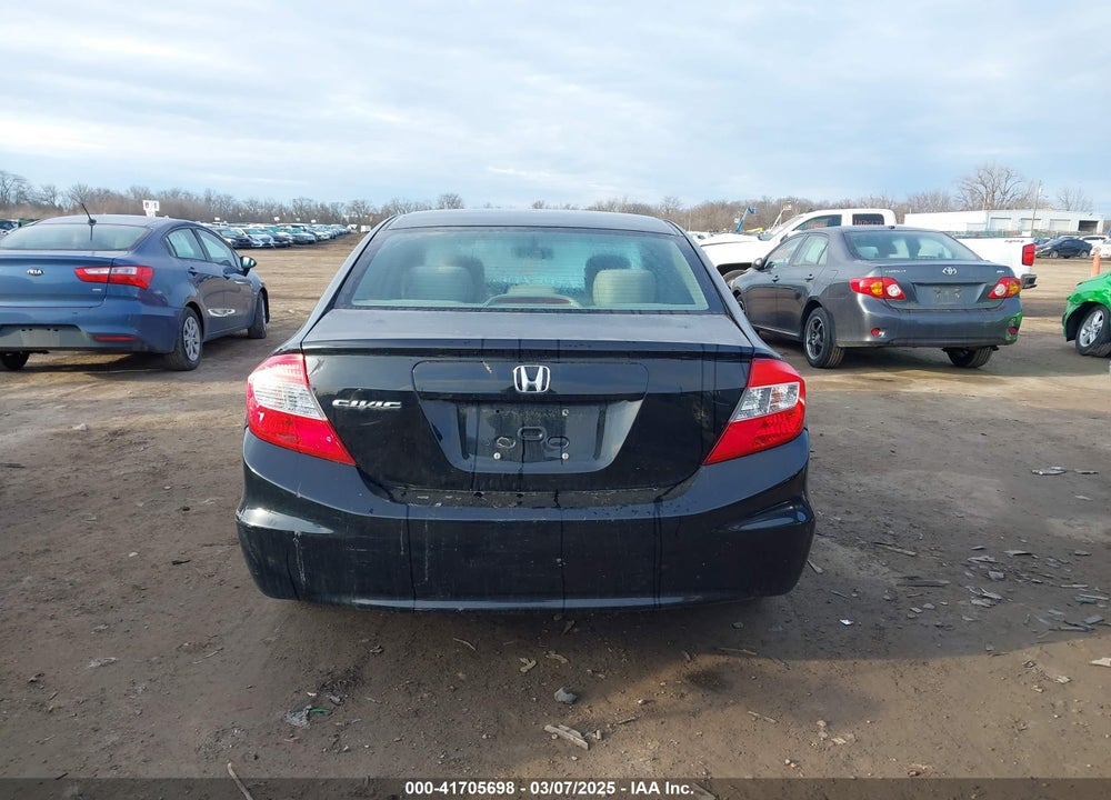 2012 HONDA CIVIC VIN: 19XFB2F54CE109754
