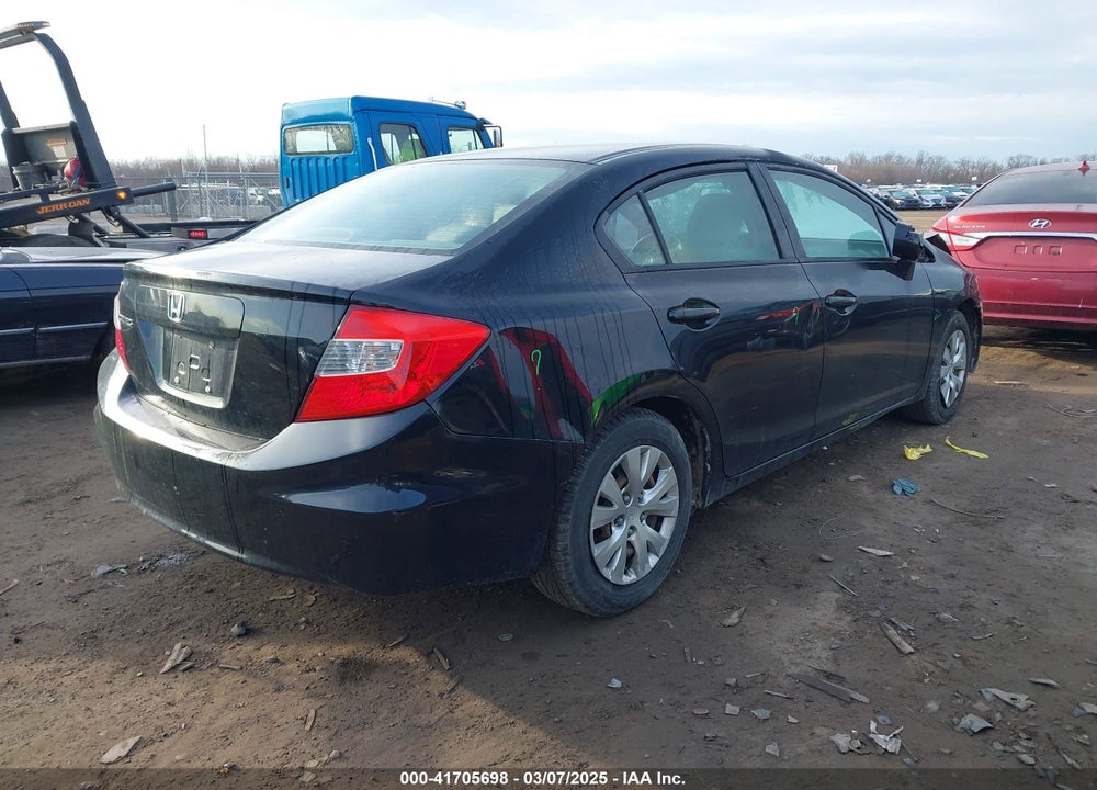 2012 HONDA CIVIC VIN: 19XFB2F54CE109754