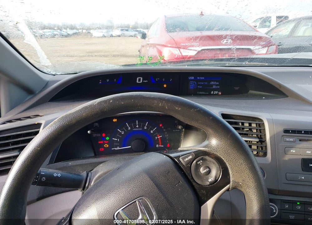 2012 HONDA CIVIC VIN: 19XFB2F54CE109754