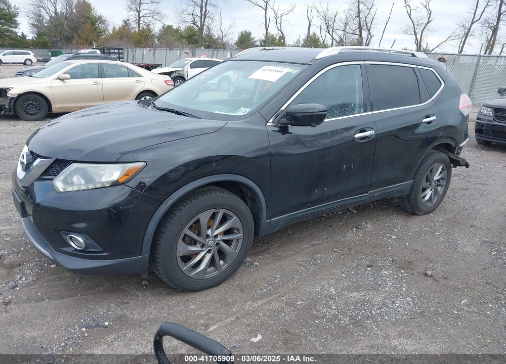 2016 NISSAN ROGUE VIN: KNMAT2MV5GP713202