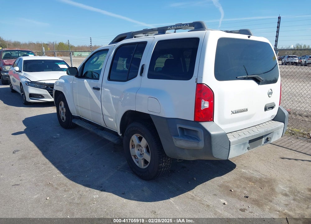 2007 NISSAN XTERRA S VIN: 5N1AN08U17C532407