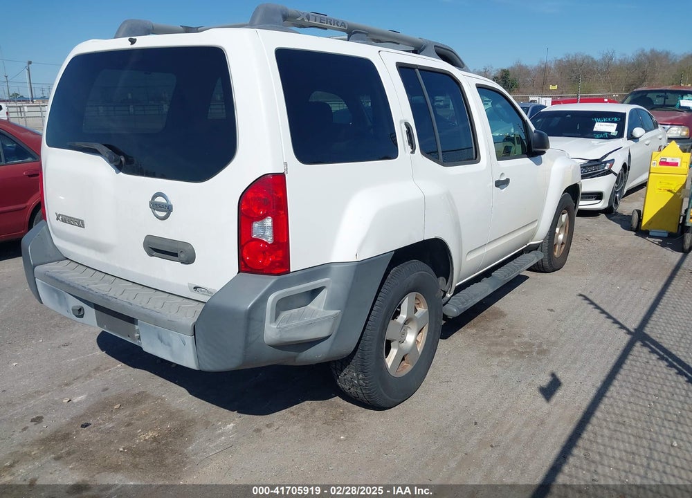 2007 NISSAN XTERRA S VIN: 5N1AN08U17C532407