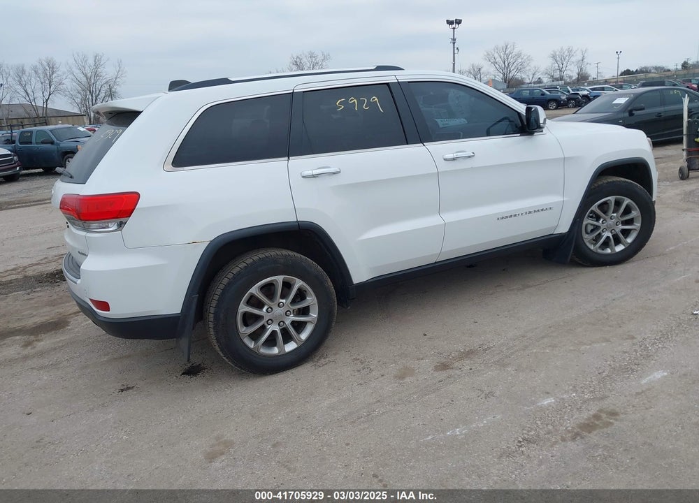 2014 JEEP GRAND CHEROKEE LIMITED VIN: 1C4RJFBG0EC118900