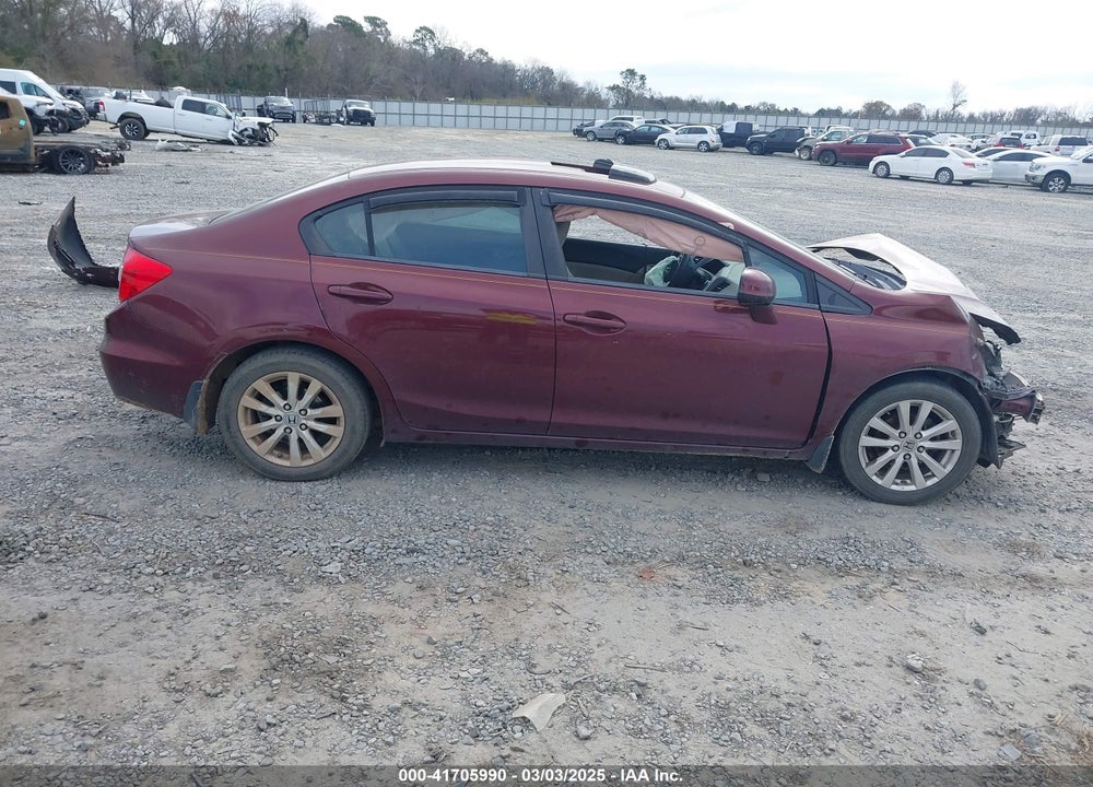 2012 HONDA CIVIC VIN: 19XFB2F81CE055436
