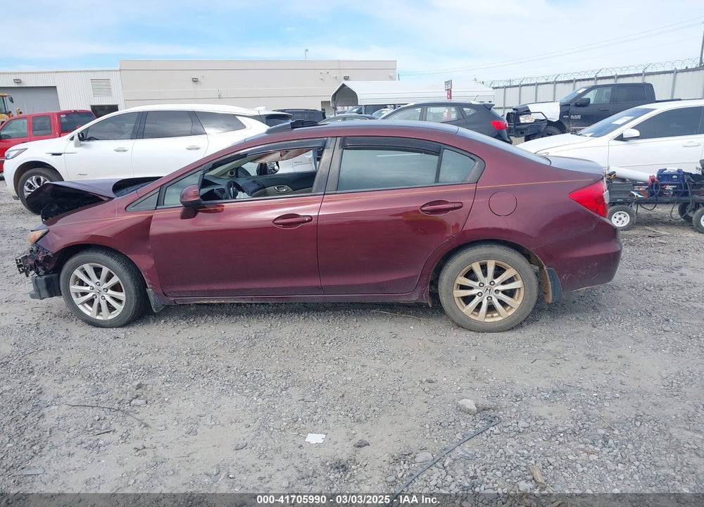 2012 HONDA CIVIC VIN: 19XFB2F81CE055436