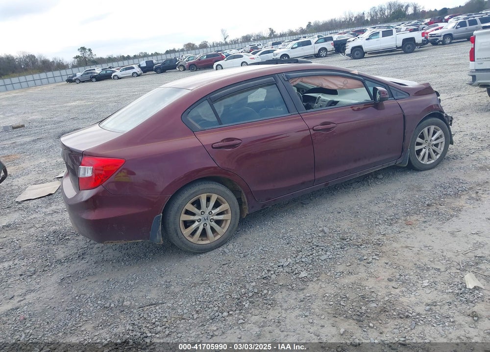 2012 HONDA CIVIC VIN: 19XFB2F81CE055436