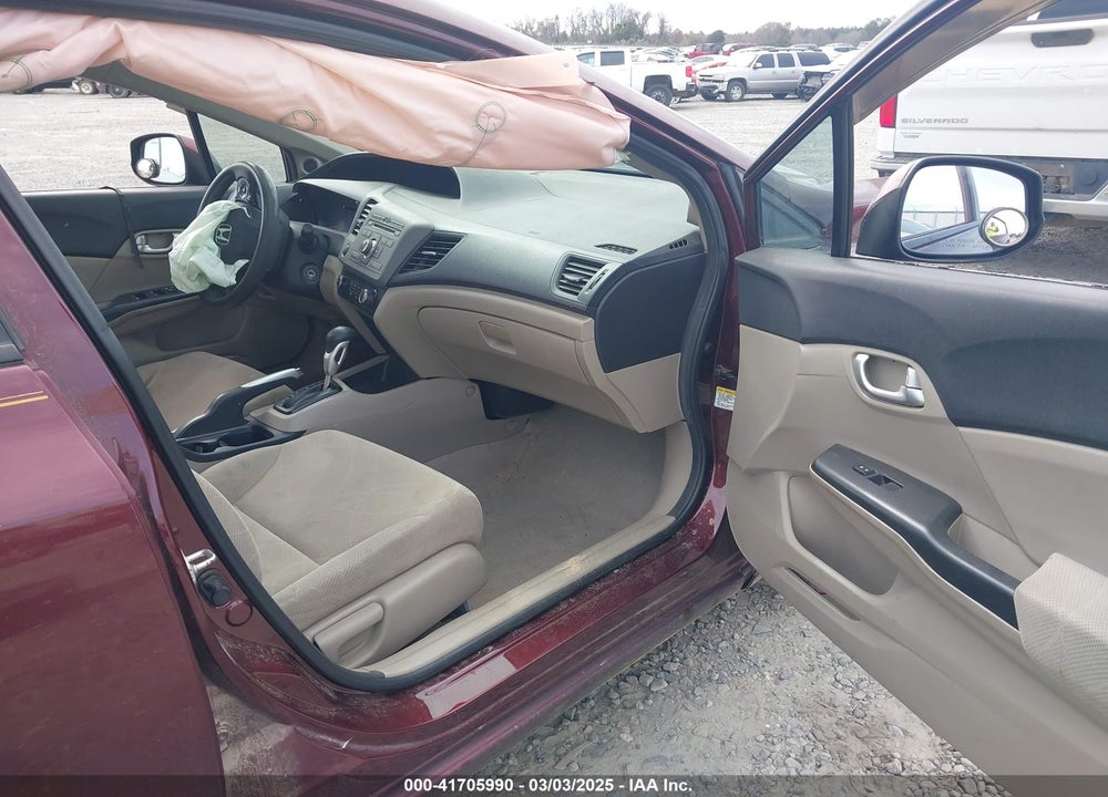 2012 HONDA CIVIC VIN: 19XFB2F81CE055436