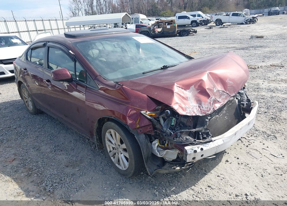 2012 HONDA CIVIC VIN: 19XFB2F81CE055436