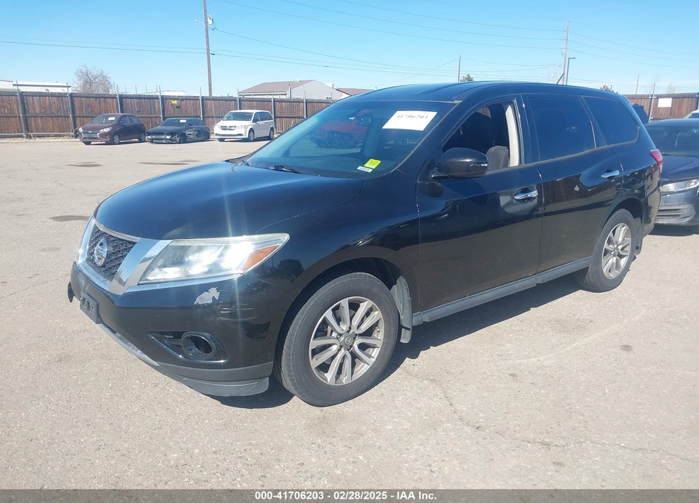 2013 NISSAN PATHFINDER S VIN: 5N1AR2MM5DC675278