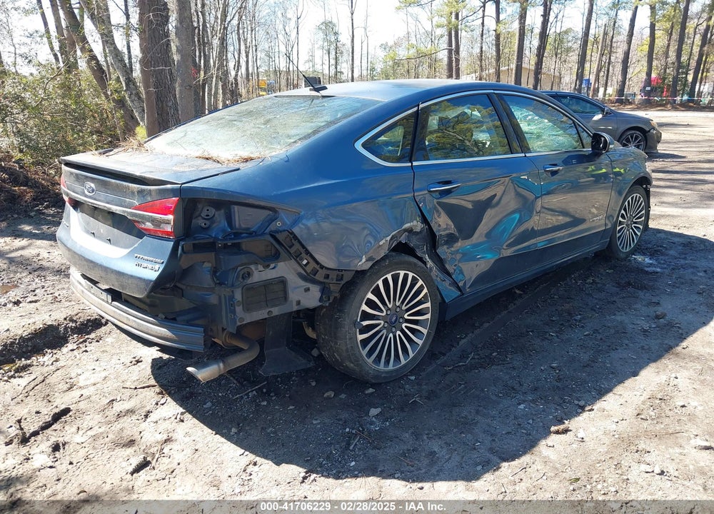 2018 FORD FUSION HYBRID TITANIUM VIN: 3FA6P0RUXJR151320