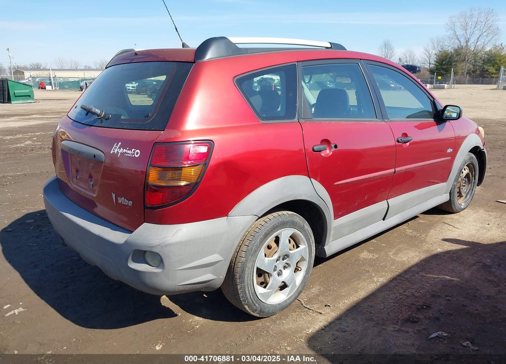 2005 PONTIAC VIBE VIN: 5Y2SL63855Z455160