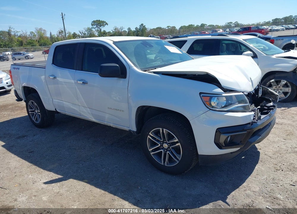 2021 CHEVROLET COLORADO 4WD SHORT BOX LT VIN: 1GCGTCEN0M1111868