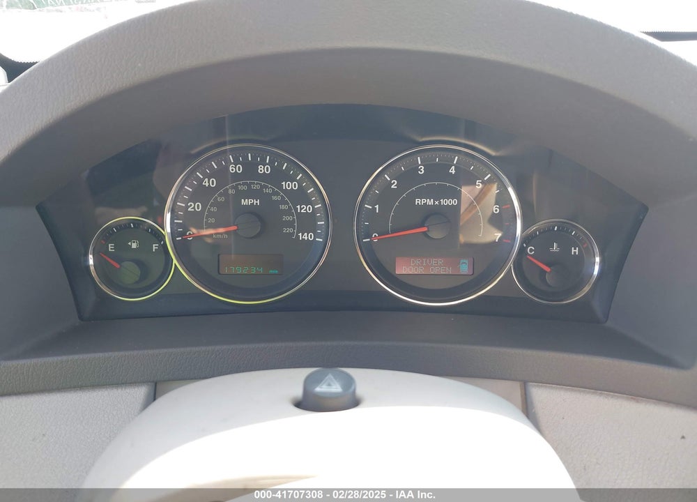 2005 JEEP GRAND CHEROKEE LIMITED VIN: 1J4HR58N65C618512