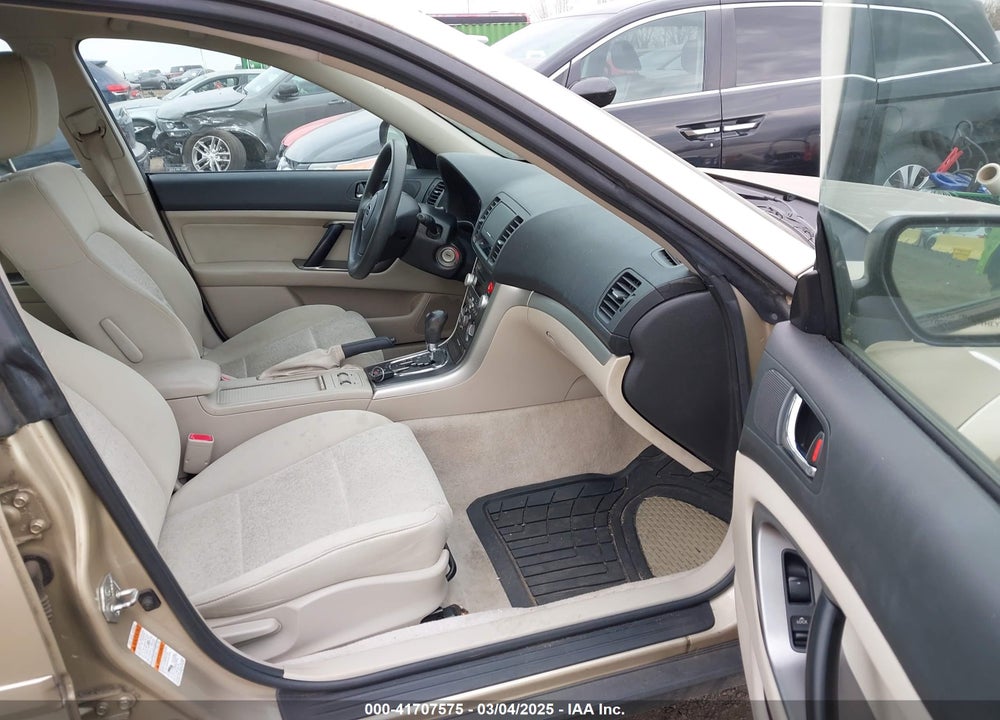 2008 SUBARU OUTBACK VIN: 4S4BP61C887338678