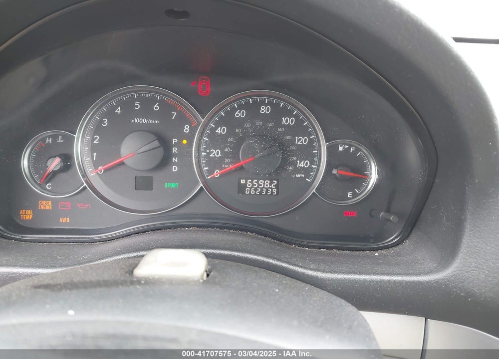 2008 SUBARU OUTBACK VIN: 4S4BP61C887338678