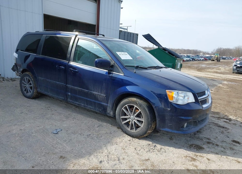 2017 DODGE GRAND CARAVAN SXT VIN: 2C4RDGCG8HR750163