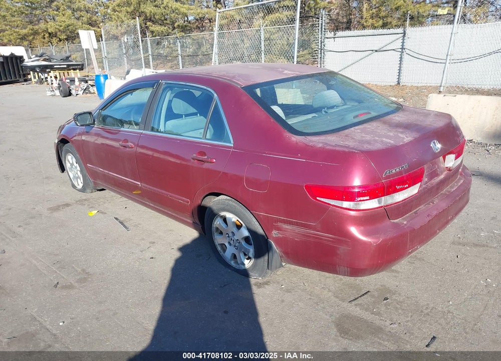 2003 HONDA ACCORD 2.4 EX VIN: 1HGCM56643A116389