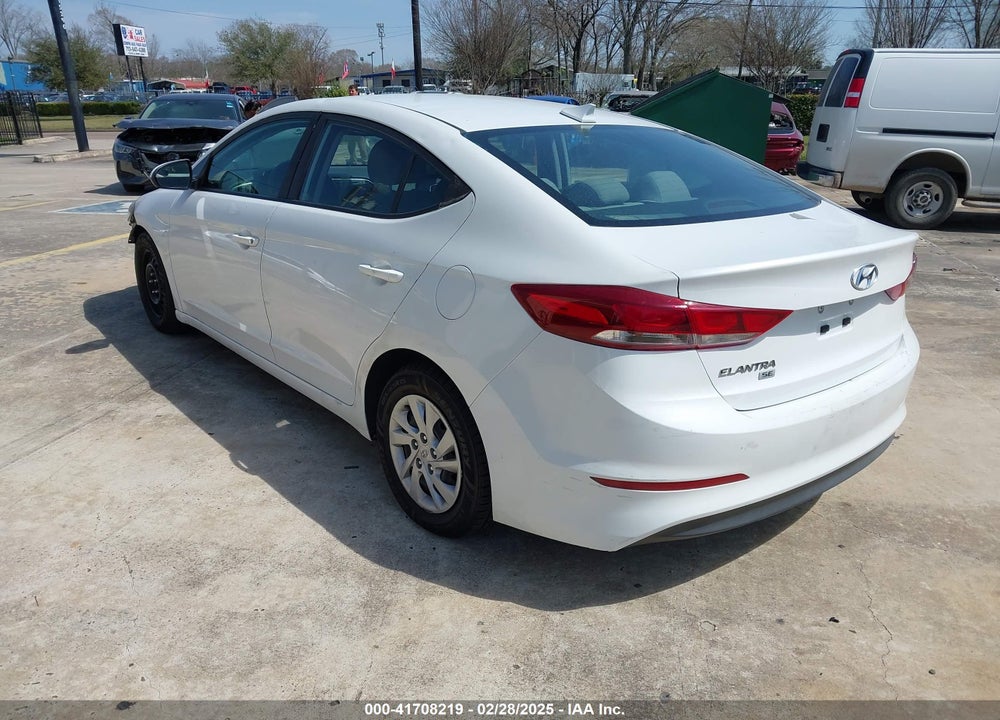 2017 HYUNDAI ELANTRA SE VIN: 5NPD74LF8HH160159