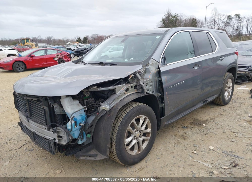 2018 CHEVROLET TRAVERSE LS VIN: 1GNERFKW4JJ248576