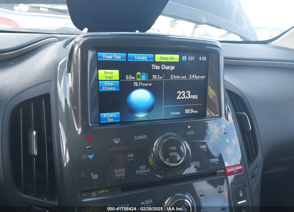 2012 CHEVROLET VOLT VIN: 1G1RD6E40CU102608