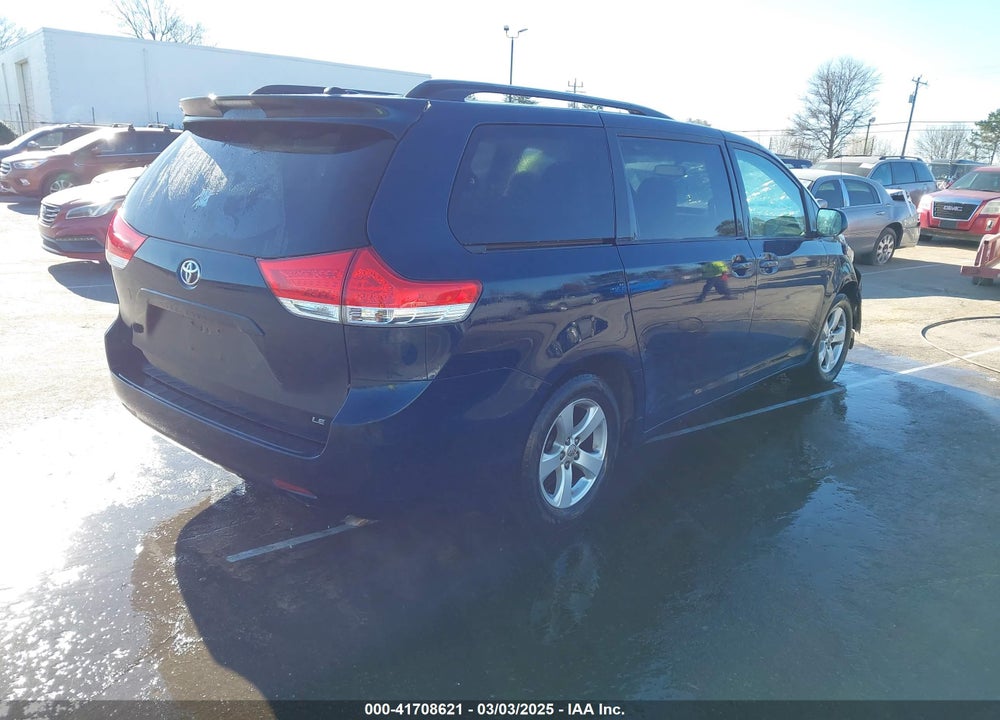 2011 TOYOTA SIENNA LE V6 VIN: 5TDKK3DC1BS007256