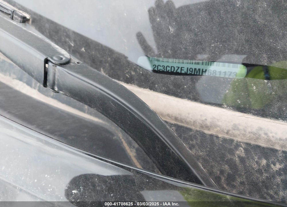 2021 DODGE CHALLENGER VIN: 2C3CDZFJ9MH681173