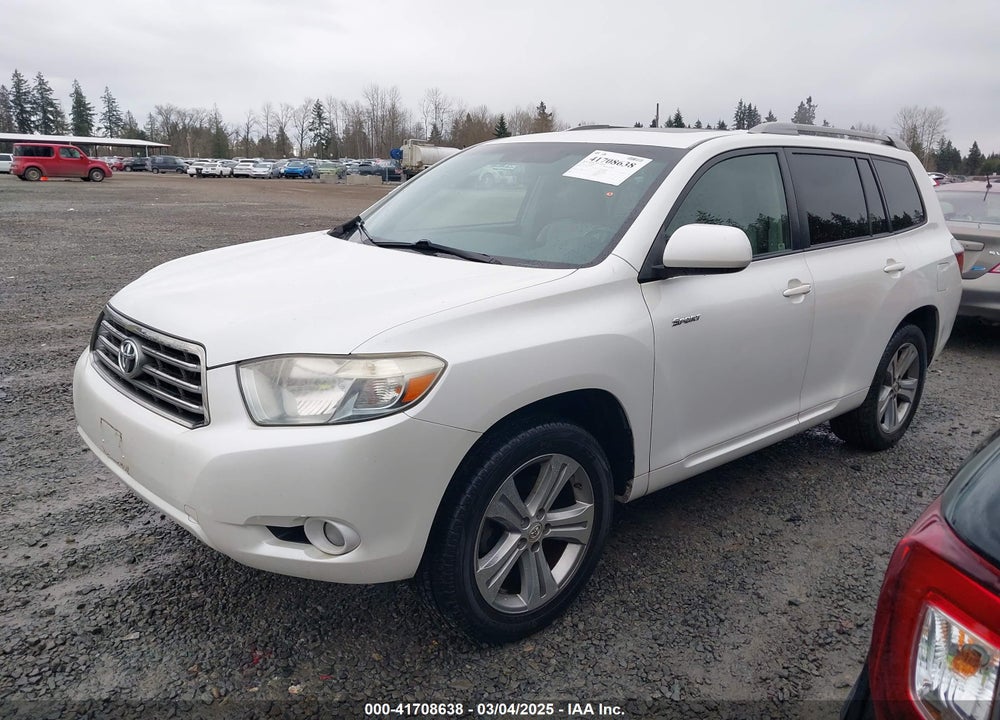 2008 TOYOTA HIGHLANDER VIN: JTEES43A582078927