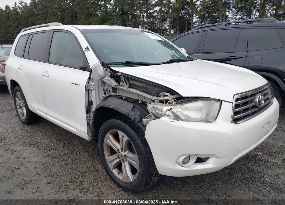 2008 TOYOTA HIGHLANDER VIN: JTEES43A582078927