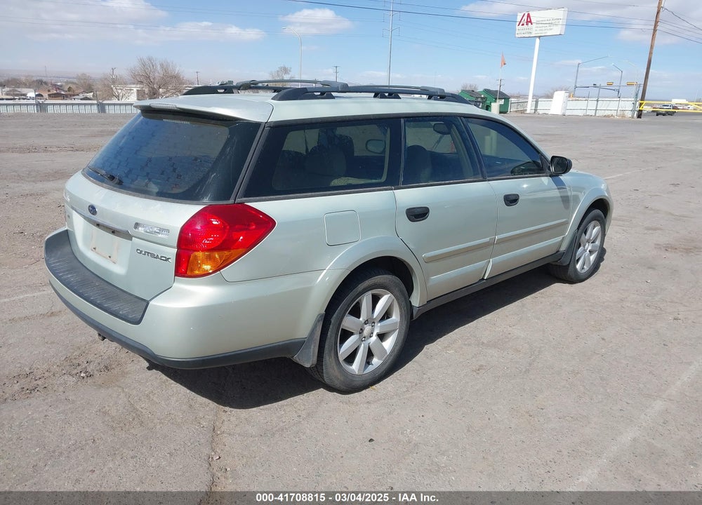 2006 SUBARU OUTBACK VIN: 4S4BP61CX66302400