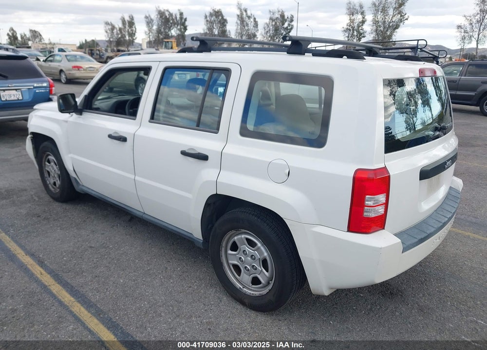 2009 JEEP PATRIOT SPORT VIN: 1J4FT28A79D126348